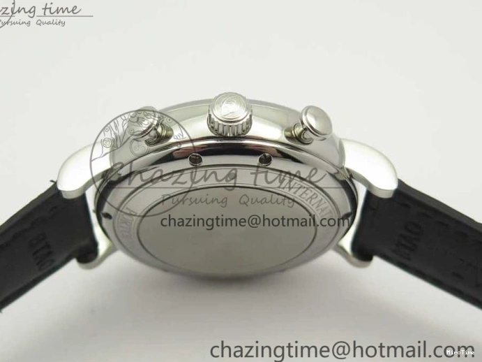 MIROTIME 0129 Snug Portofino IW391022 SS ZK 1:1 Best Edition White Dial Gold Markers On Black Leather Strap A 7130